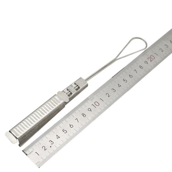 Equipo de instalación de cable de alambre de abrazadera de acero inoxidable para cables planos de 2x5 mm