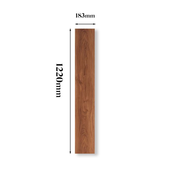 Wood Grain SPC Flooring Waterproof Vinyl Planks Stain Resistant for Home Restaurant