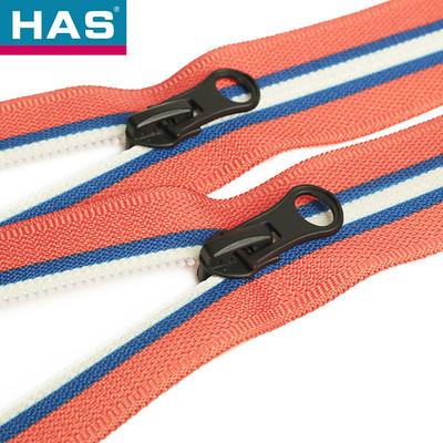 Non Lock Waterproof Zippers Smooth Flexible Zipper Customized