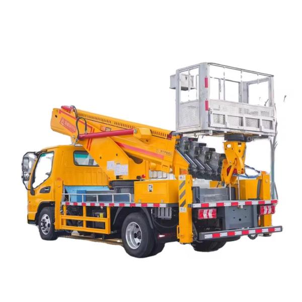Nouvelle plateforme de travail à haute altitude 21M 24M panier suspendu hydraulique de 5 tonnes