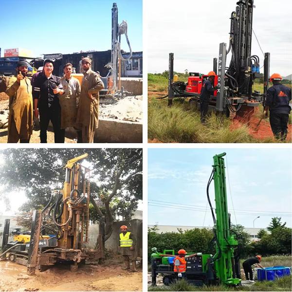 153KW Crawler Water Well Drilling Rig Lifting Force 50T Hydraulic Borehole Drilling Rig Water Drilling Machine