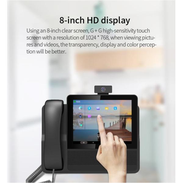 IP-сетевая домофонная система, мультимедийный видеотелефон с сенсорным экраном