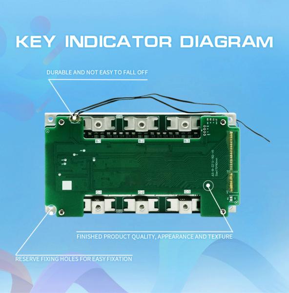 94.8V 6-24S Balance Sodium Ion Battery BMS 60A 80A 100A For Motorcycle And Tricycle