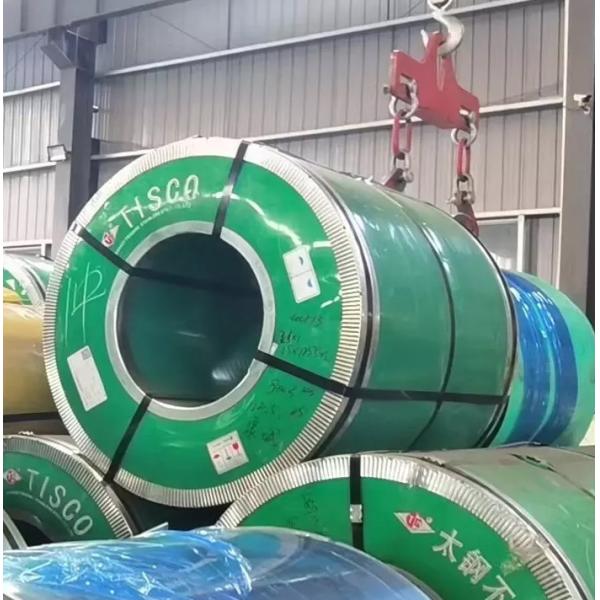 ISO 9001 Stainless Steel Tisco Coil AISI ASTM JIS SUS And GB 1500mm