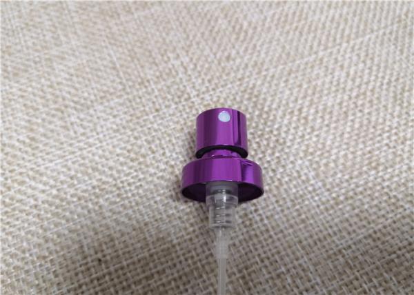 Purple Color PP Perfume Pump Sprayer Aluminium Material Eco Friendly