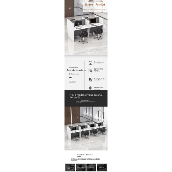 Modern Private Space Office Furniture Workstation with Extendable Desk and Chair Sets