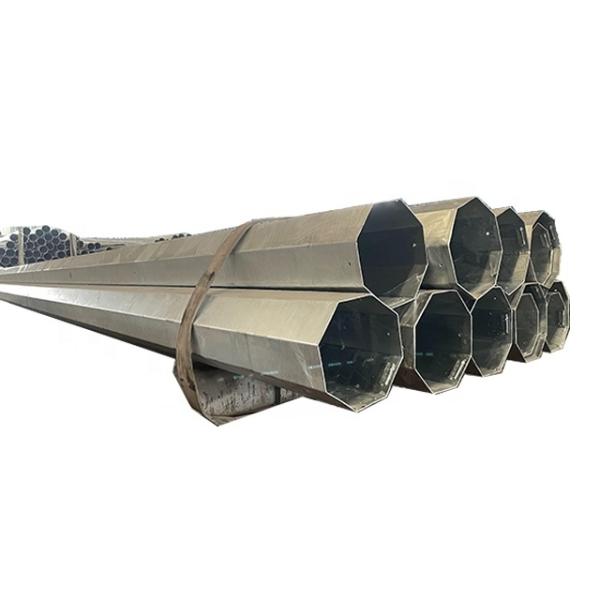 220KV 10kv-138kv Rated Electrical Power Pole with AWS D.1.1 Welding Standard for Transmission Line