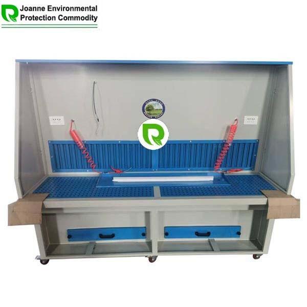 880-4700 CFM Air Flow Downdraft Table 70 DB Antirust Shell For Casting Parts Polishing
