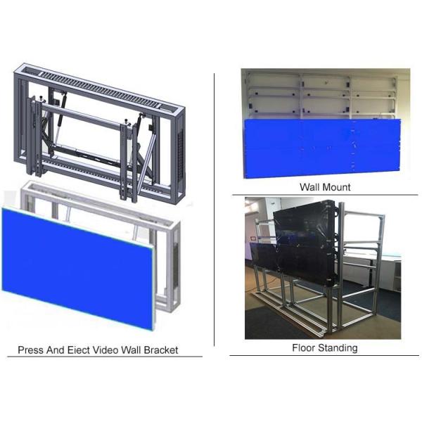 Advertising Video Wall Display Monitors , DID Multi Screen Video Wall Low Heat Radiation