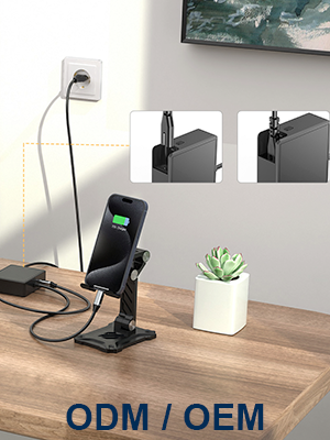 Multiport Charger With USB C Extension Cable 2 Meters 100W USB C PD Desktop Charger