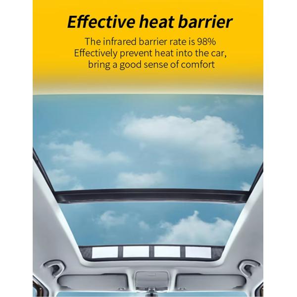 Self-Healing Insulation Car Sunroof Anti-UV Sunlight Skylight Hydrophobic Window Film