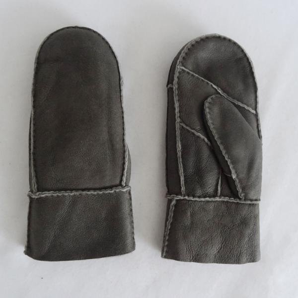 Real Sheepskin Customized Mitten Lambskin Gloves Winter Sheepskin mitten Gloves