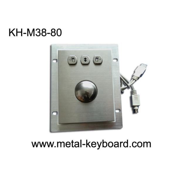 Мышь Trackball интерфейса USB промышленная, Trackball металла 38MM оптически