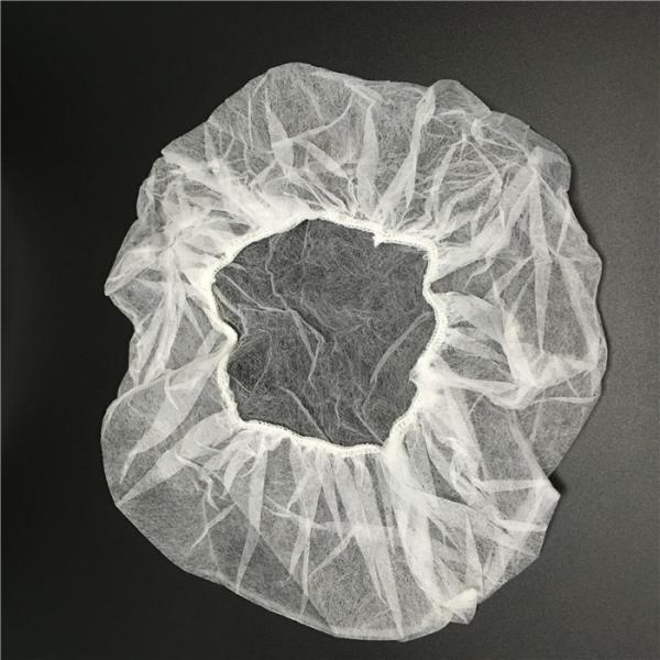 21検査/クリーンルームの環境のためのポリプロピレンのBouffant帽子10GSM