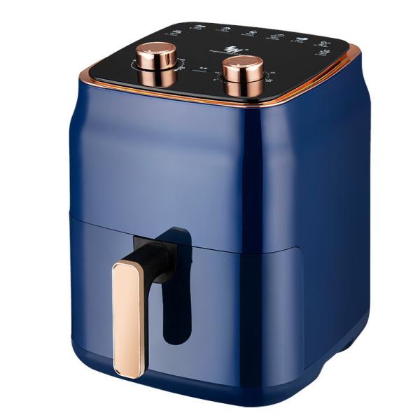 Electric Deep Fryer Hot Air Fryer 6L Smart Touch Screen Custom Oil Free App-Controlled