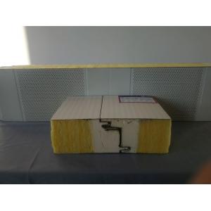 Огнеупорная панель сэндвича стеклянной ваты пены для запечатывания PU крыши стены