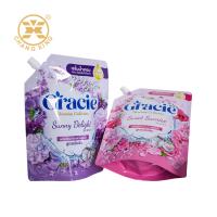 LDPE Doypack Detergente de roupa Stand Up Spout Pouch Softener de tecido Tanding Pouch com spout
