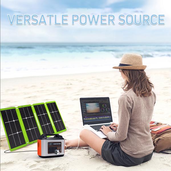 500W 486Wh Solar Generator Portable Electric Power Station 110V AC Outlet