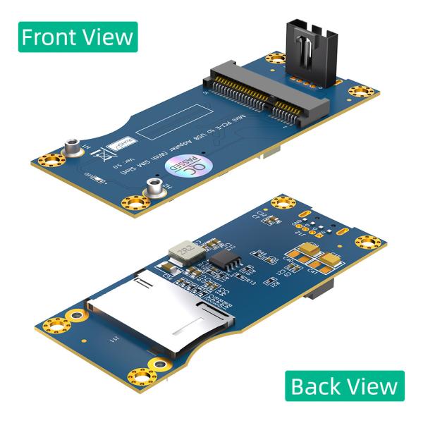 Mini PCI-E to Motherboard USB 9PIN Header Wireless Adapter Card With 1 Standard SIM Slot for GSM 3G 4G LTE WWAN Module
