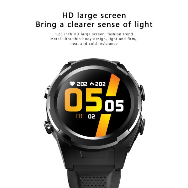 IPS Screen Wireless Earphone Smart Watch Steel Strap Smartwatch And Earbuds 2 In 1