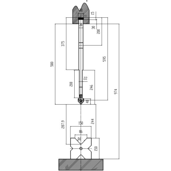 Ferramentas de travagem de prensagem para postes de estradas octogonais