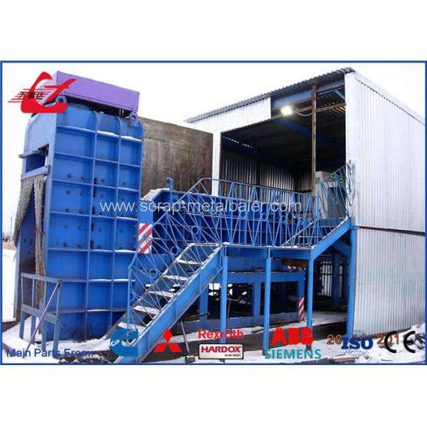 Channel Steel Shear Baler Machine For Scrap Metal Cutting 400 Ton Cutting Force