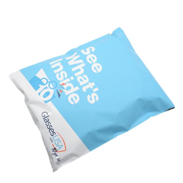 Zip Tie Closure Recycled Plastic Mailing Bags 50 Microns 60 Microns