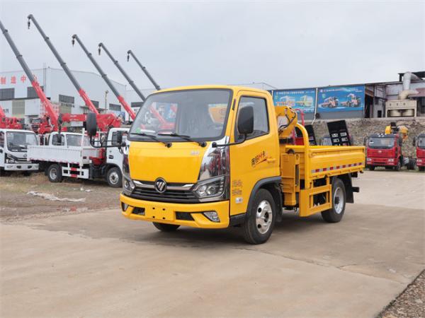 Cheap Price Foton 4x2 Cargo Dump Truck 1000kg Hydraulic Pickup Truck Mounted Crane