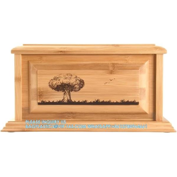 Wood Urn, Professional Wooden Urns For Human Ashes Adult,Burial-Cremation Urns