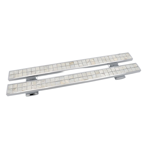 Rust-Proof Aluminum Alloy Cabinet Pulls Surface-Mounted Drawer Handles with Self-Tapping Screws for Kitchen Wardrobe
