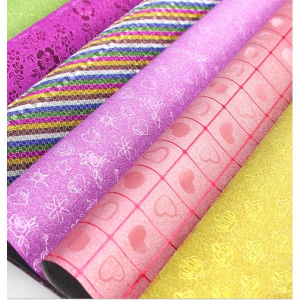 Light Pink Bubble 2300mm BOPP Glitter Film For Cake Wrapping
