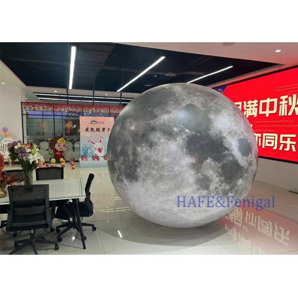 Полностью напечатанная Луна 2м 3м Белый / RGB LED Декоративная атмосфера Световой шарик