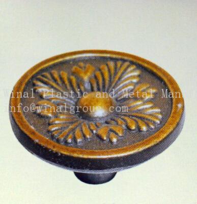 Size Dia32xH29 ancient bronzed carve cabinet knob,Zinc alloy,iron,plating & color can OEM.