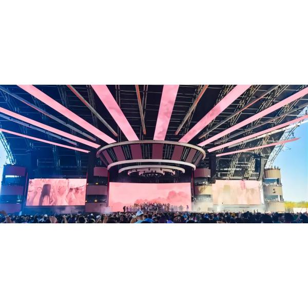 500х500мм P4.8 светодиодные видеостенные панели Напрокат на открытом воздухе для DJ Booth Фон