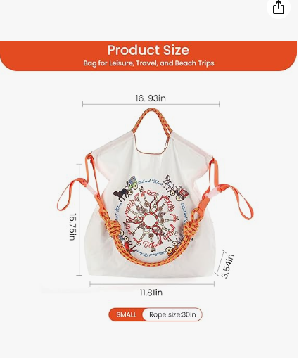 Ball&Chain carriage pattern embroidered nylon handbag for women, travel shoulder bag with top handle, suitable for work and travel