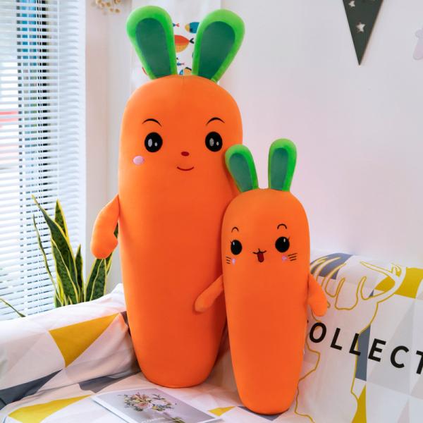 Washable Super Soft Emulation Carrot Stuffed Vegetable Toy OEM/oDM Plush toy