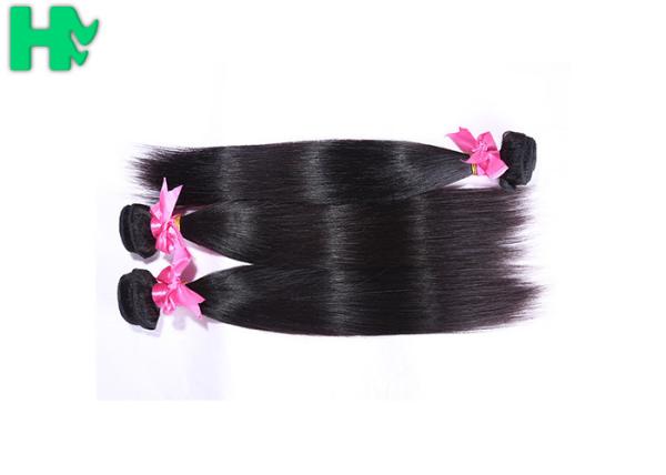 Straight Wavy 100% Straight Human Hair Extension Unprocessed  Virgin Brazilian Human Hair