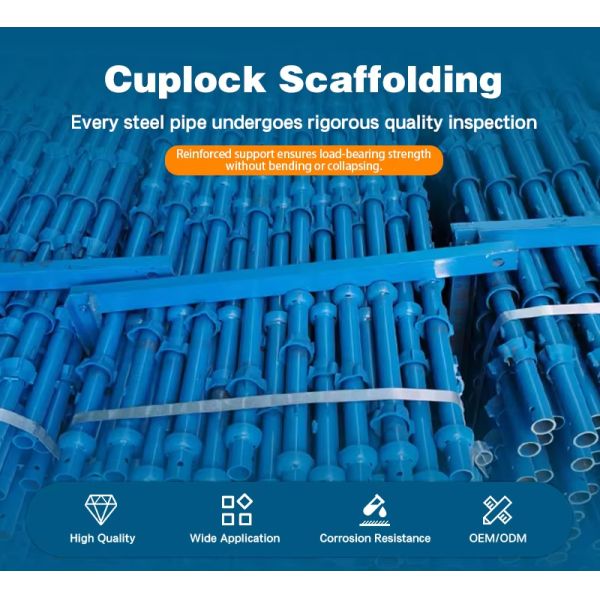 Customizable Quick-assembly 3.0m Upright Bowl-lock Scaffold System for Bridge and Tunnel Engineering