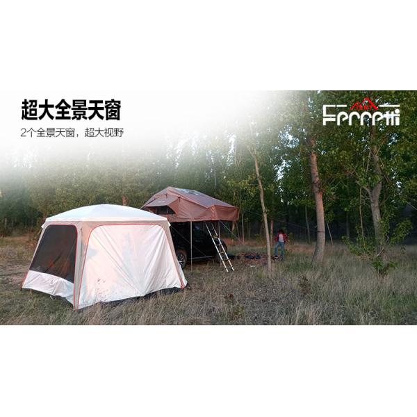 4WD Adventure Truck Roof Top Tent with One Bedroom in Field Game Style and Camouflage