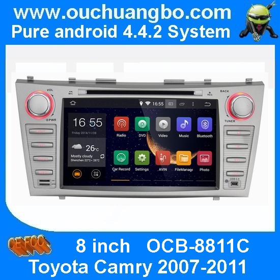 Ouchuangbo Auto Stereo Multimedia Kit for Toyota Camry 2007-2011 DVD Player 3G Wifi Android 4.4 System OCB-8811C
