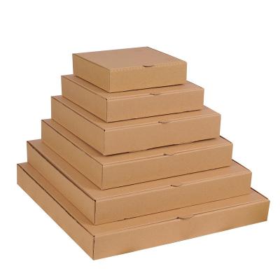 Imprimante flexopapier papier kraft boîtes blanches de pizza 6 7 8 9 10 pouces emballage alimentaire en carton