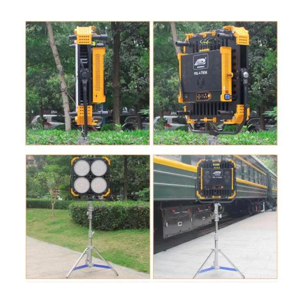 Outdoor Four Headlights Photography Fill Light Space Lamp 750W