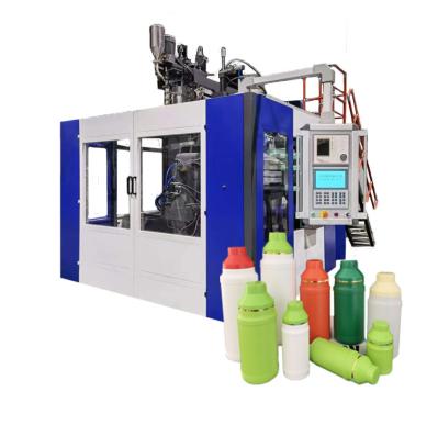 Plastic Container Extrusion Blow Molding Machine Single Station Milk Bottles 4zone
