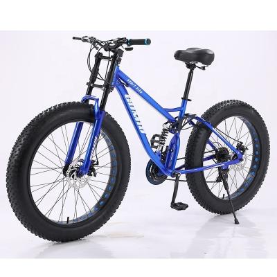 carbon Steel Frame 26 Inches Snow Full Suspension Mountain Bike Fat Tyre Cycle Snow Bicycle for Winter Sports Enthusiasts