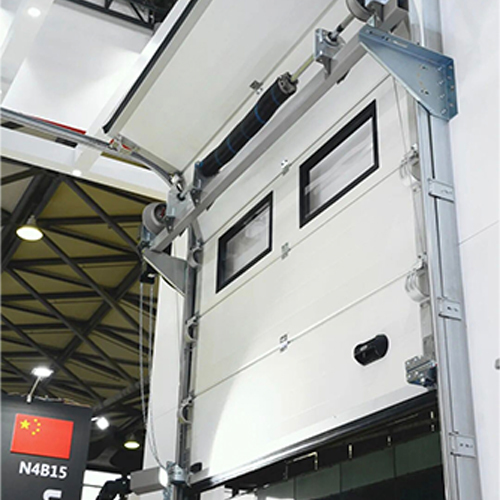SUS304 Industrial Sectional Overhead Door 0.2m/s-0.4m/s For Utility / Equipment Buildings