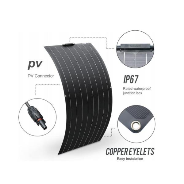 Гибкий солнечный панель без сети 150w 18V