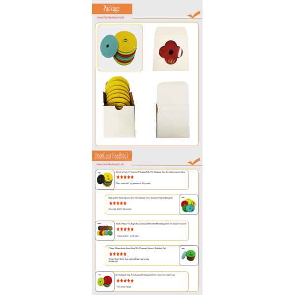 Пусковые площадки влажного диаманта шага 4 дюймов 7 полируя для известняка песчаника мрамора гранита