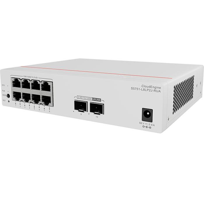 S5751-L8P2J-RUA 98012487 8X10/100/1000 Base T Ports 10GE Switch