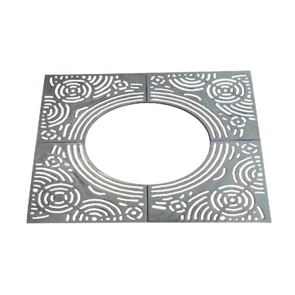 Outdoor Furniture Sidewalk Tree Grates Shock Absorption EN124 C250 Standard