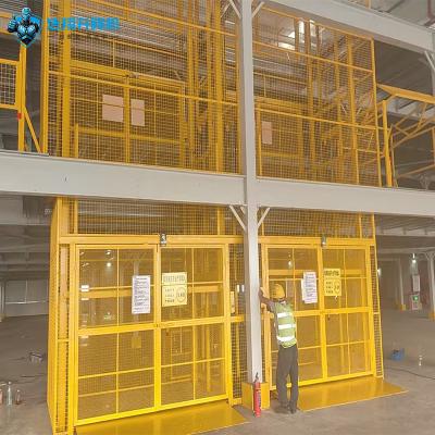 Heavy Duty Hydraulic Cargo Lift 2-10 Ton Vertical Freight Elevator